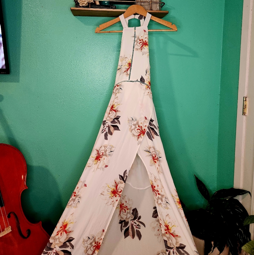 Halter, Split Leg Maxi - image 3